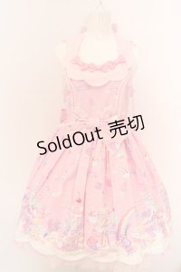 Angelic Pretty / MilkyPlanetジャンパースカート  ピンク O-24-03-13-2040-AP-OP-OW-OS