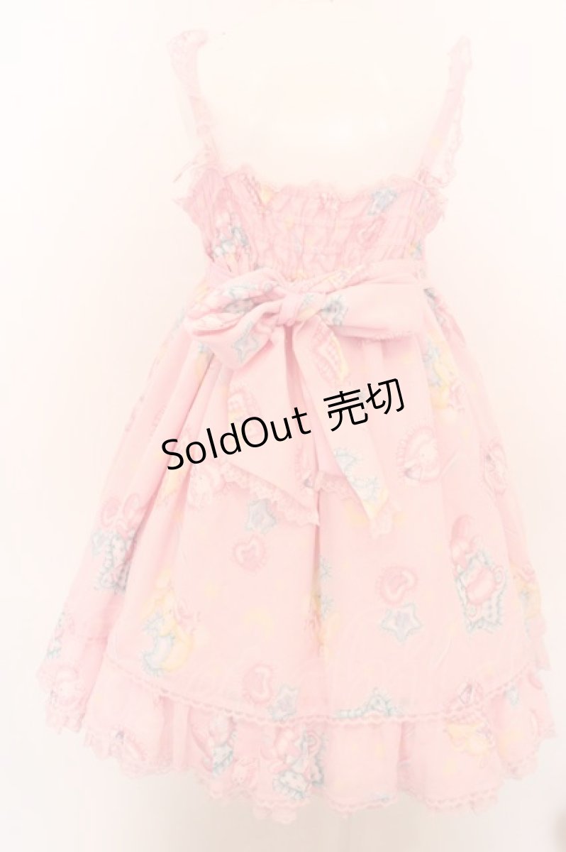画像4: Angelic Pretty / すやすやTOYSジャンパースカート  ピンク O-24-03-13-2009-AP-OP-OW-OS (4)