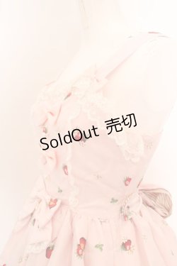 画像2: metamorphose / ストロベリーガーデンリボンジャンパースカート  ピンク O-24-03-13-2024-ME-OP-OW-OS