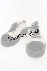 GEORGE COX / GLAY× JIROモデル LIMITED EDITION　ラバーソールシューズ UK5（約25cm） アイボリーｘブラック O-24-03-15-094-PU-SH-YM-ZT-K002