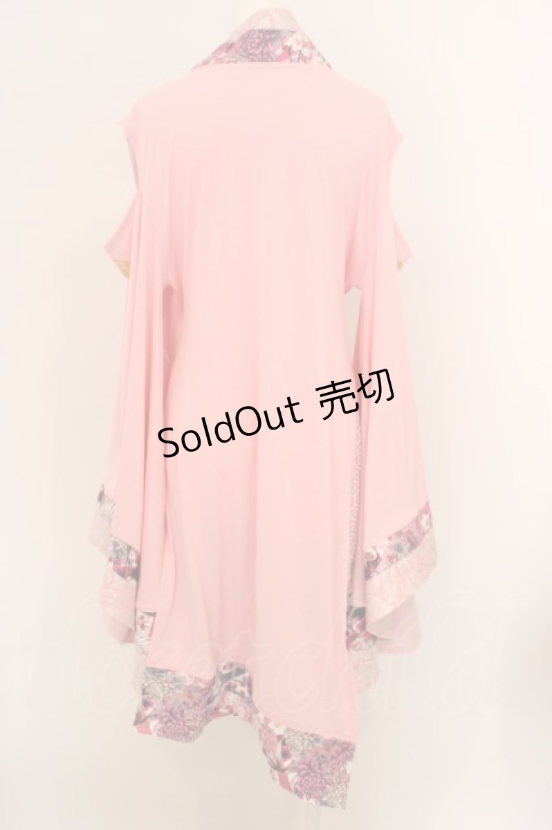 画像3: Qutie Frash / 2店舗限定カラー着物カーデ  ピンク O-24-03-15-122-QU-JA-OW-OS (3)