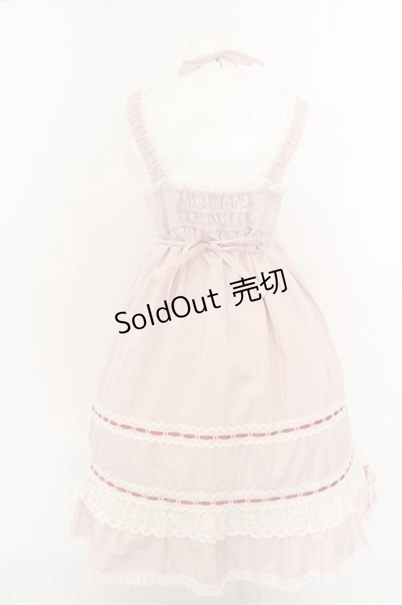 画像4: BABY,THE STARS SHINE BRIGHT / ベビードールジャンパースカート＆プリンセスドロップヘッドドレスセット  ピンク O-24-03-17-006-BA-OP-OW-OS (4)