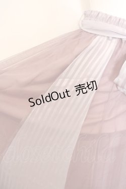画像2: axes femme / ストライプサテンチュールスカート  ラベンダー O-24-03-23-049-AX-SK-IG-ZT268