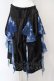 画像1: CIVARIZE / Fadeless レイヤードスカートパンツ F ブラック×ブルー O-24-03-23-104-GO-PA-OW-ZT283 (1)