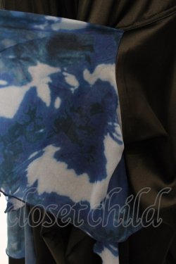 画像2: CIVARIZE / Fadeless レイヤードスカートパンツ F ブラック×ブルー O-24-03-23-104-GO-PA-OW-ZT283