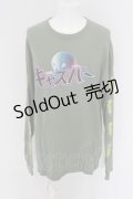 LAND by MILKBOY / キャスパー LOGO L/S TEE  グリーン O-24-03-26-074-MB-TO-OW-ZY