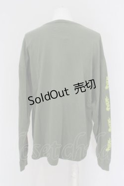 画像2: LAND by MILKBOY / キャスパー LOGO L/S TEE  グリーン O-24-03-26-074-MB-TO-OW-ZY