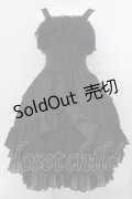 ATELIER PIERROT / ロングバッスルコルセットワンピース  ブラック O-24-03-26-1062-EL-OP-IG-OS