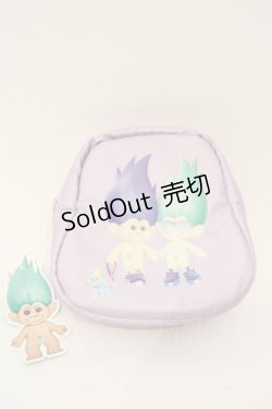 画像1: LAND by MILKBOY / TROLLS PALS FOREVER ポーチ  ラベンダー O-24-03-26-1085-MB-ZA-OW-ZT274
