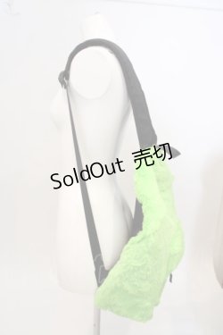 画像2: LAND by MILKBOY / FUR リュックサック  ライムグリーン O-24-03-26-1086-MB-BG-OW-ZT274