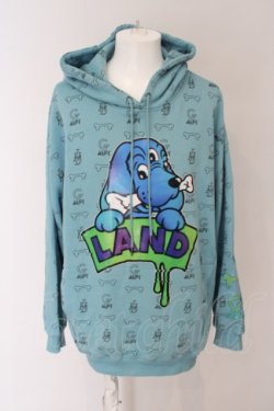 画像2: LAND by MILKBOY / 開眼 GALFY SET-UP パーカー F サックス O-24-03-26-086-MB-PA-OW-ZT036