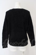 画像2: 【SALE】WORLD WIDE LOVE！(Rydia) / THINK アクリルニットプルオーバー 1 ブラック O-24-03-27-068-PU-TO-YM-ZT405 (2)