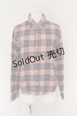 RNA / ボタンダウンチェックネルシャツ M レッドｘネイビー O-24-03-27-073-PU-BL-YM-ZT128