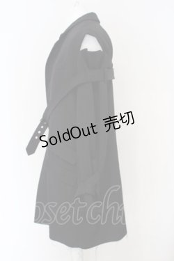 画像3: alice auaa / 【season57 The proliferration of memory】ボンテージテーラードジャケット レディース ブラック O-24-03-27-040-AA-JA-IG-OS