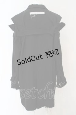 画像4: alice auaa / 【season57 The proliferration of memory】ボンテージテーラードジャケット レディース ブラック O-24-03-27-040-AA-JA-IG-OS