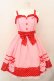 画像1: Angelic Pretty / Candy Popジャンパースカート  アカーｘピンク O-24-03-28-006-AP-OP-YM-OS (1)