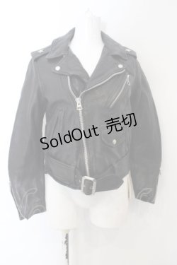 画像1: RNA / WASH OUTライダース(2) M ブラック O-24-03-29-116-PU-JA-IG-ZT-CL001