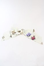 画像1: 【SALE】MILK / key リボンバレッタ  アイボリー O-24-03-30-120-ML-AC-OW-ZT012-F001 (1)