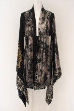 画像1: Qutie Frash / 4店舗限定着物ストールカーデ  ブラック O-24-03-31-081-QU-JA-OW-OS (1)