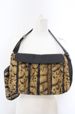 画像1: Jean Paul GAULTIER / BAGタイガーファーハンドバッグ ポーチセット  ブラック?アニマル O-24-04-05-038-GO-BG-IG-ZS (1)