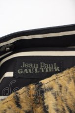 画像3: Jean Paul GAULTIER / BAGタイガーファーハンドバッグ ポーチセット  ブラック?アニマル O-24-04-05-038-GO-BG-IG-ZS (3)