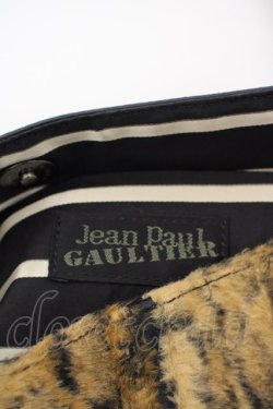 画像3: Jean Paul GAULTIER / BAGタイガーファーハンドバッグ ポーチセット  ブラック?アニマル O-24-04-05-038-GO-BG-IG-OS