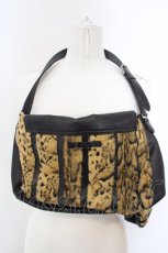 画像4: Jean Paul GAULTIER / BAGタイガーファーハンドバッグ ポーチセット  ブラック?アニマル O-24-04-05-038-GO-BG-IG-ZS (4)