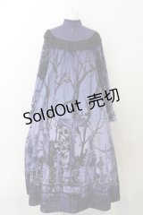 Moi-meme-Moitie / スリーピングガーデンロングワンピース  blue purple O-24-04-12-009-MO-OP-IG-OS