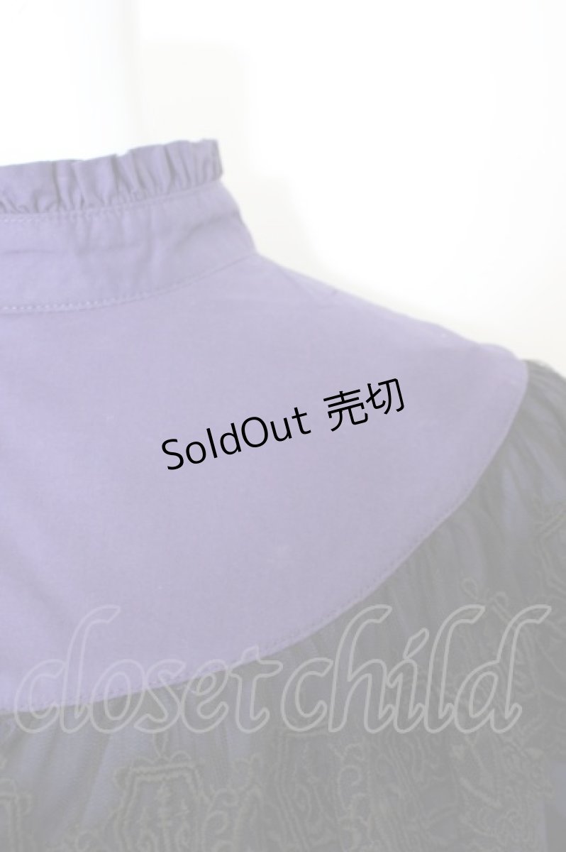 画像2: Moi-meme-Moitie / スリーピングガーデンロングワンピース  blue purple O-24-04-12-009-MO-OP-IG-OS (2)