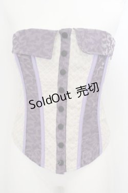 画像1: Qutie Frash / オーバーバストコルセット  パープル O-24-04-21-088-QU-TO-IG-ZS