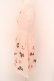 画像2: Jane Marple / ストロベリータルト刺繍ワンピース M シロ×ピンク O-24-04-23-019-JM-OP-IG-OS (2)