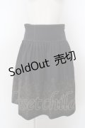 【SALE】Jane Marple / holy strings embroideryスカート M コン O-24-04-24-032-JM-SK-OW-ZT390