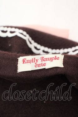 画像3: Emily Temple cute / BIGリボンベレー  ブラウン O-24-04-26-057-ET-AC-IG-OS