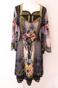 Ozz oneste / 和柄起毛ワンピース  マルチ O-24-04-27-013-OO-OP-OW-ZS