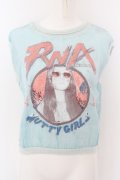 RNA / NUTTY GIRLS シャツ M サックス O-24-04-28-1085-PU-TS-YM-OS