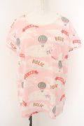 RNA / Balloon　Sky Tシャツ M ピンク O-24-04-28-1093-PU-TS-YM-ZT398