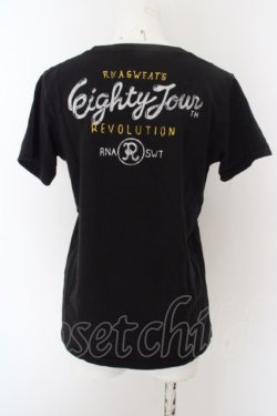 画像2: RNA / EIGHTY FOURTH REVOLUTION Tシャツ M ブラック O-24-04-28-1097-PU-TS-YM-ZT398