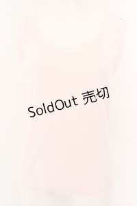 RNA / カラータンクトップ M ピンク O-24-04-28-1099-PU-TO-YM-ZT398