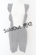 Jane Marple / フリルサスペンダーのハーフパンツ M グレー O-24-04-28-1108-JM-PA-IG-ZT400