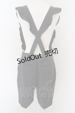 画像3: Jane Marple / フリルサスペンダーのハーフパンツ M グレー O-24-04-28-1108-JM-PA-IG-ZT400