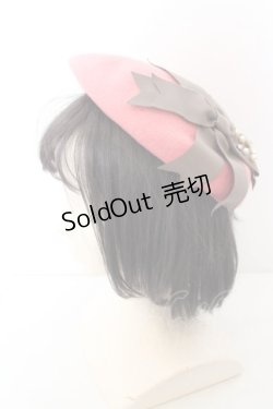 画像2: Leur Getter / リボンベレー帽  ピンク O-24-04-28-1116-LU-AC-OW-ZT286