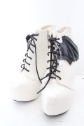 Show Story / Bat Wing Platform Ankle boots 36  O-24-04-28-1132-LO-SH-IG-OS