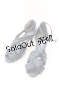axes femme / サテンクロスサンダル L ブルー O-24-04-28-1175-AX-SH-IG-ZT-K002