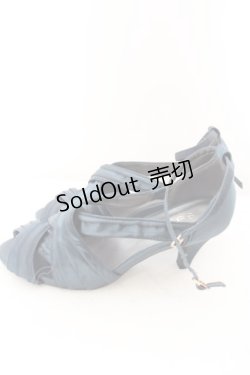 画像2: axes femme / サテンクロスサンダル L ブルー O-24-04-28-1175-AX-SH-IG-ZT-K002