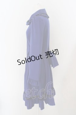 画像7: Moi-meme-Moitie / バラフレームプリントコート 2 ブルー O-24-04-30-040-MO-CO-OW-OS