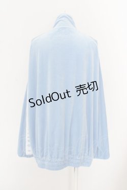 画像3: REFLEM / ロゴテープラインベロアトラックジャケット F ブルー O-24-04-30-047-PU-JA-YM-ZT204