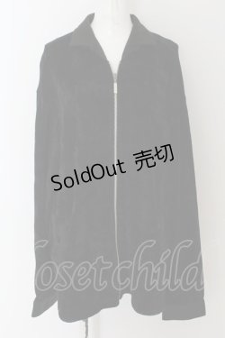 画像1: Karl Helmut / パイル地風薄手ブルゾン  黒 O-24-04-30-1095-EL-JA-SA-ZT405