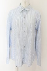 画像1: 【SALE】Karl Helmut / ミニリボンストライプシャツ  サックスＸ白 O-24-04-30-2085-EL-BL-SA-ZT408 (1)