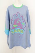 LAND by MILKBOY / LANDxGALFY FLAME TEE F ラベンダー×サックス O-24-04-30-110-MB-TO-OW-OS