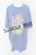 LAND by MILKBOY / CHILD PLAY TEE XL ブルー O-24-04-30-113-MB-TO-OW-ZS